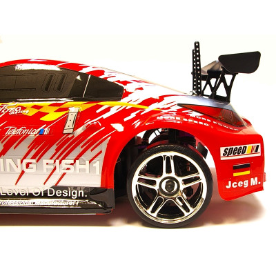 Радіокерована модель Дрифт 1:10 Himoto DRIFT TC HI4123BL Brushless (червоний) - зображення 5