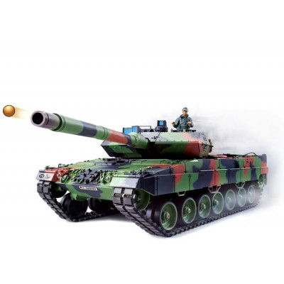 Танк р/к 2.4GHz 1:16 Heng Long Leopard II A6 з пневмогарматою і димом (HL3889-1) - зображення 7