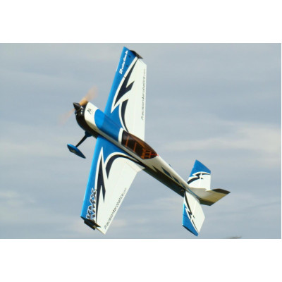 Літак радіокерований Precision Aerobatics Katana MX 1448мм KIT (синій) - зображення 1