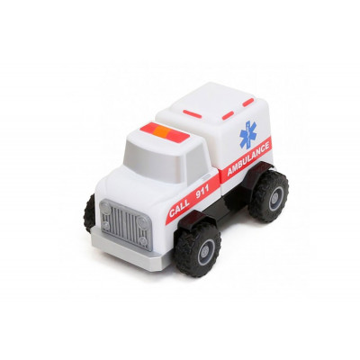 Конструктор для маленьких POPULAR Playthings Build-a-Truck Rescue рятувальні машинки (швидка, пожежна, поліція)