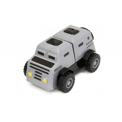 Конструктор для маленьких POPULAR Playthings Build-a-Truck Rescue рятувальні машинки (швидка, пожежна, поліція) - изображение 3