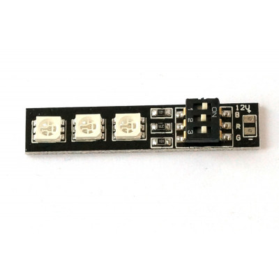 Світлодіодний модуль RGB 3x5050 для променів коптерів (12В) - изображение 1