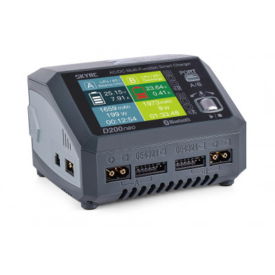 Зарядное устройство  универсальное  дуо SkyRC D200neo 200W/800W с блоком питания (SK-100196) - изображение 2