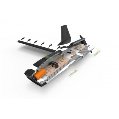 Літак FPV на радіокеруванні ZOHD Dart XL Extreme (PNP) - изображение 2