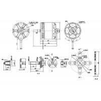 Мотор для літаків SunnySky X4125 V3 KV480  - фото № 8