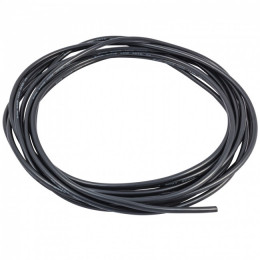 Провод силиконовый QJ 22 AWG (черный), 1 метр