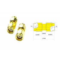 50 шт - Перехідники для FPV та радіообладнання (RP-SMA M - RP-SMA M прямий)