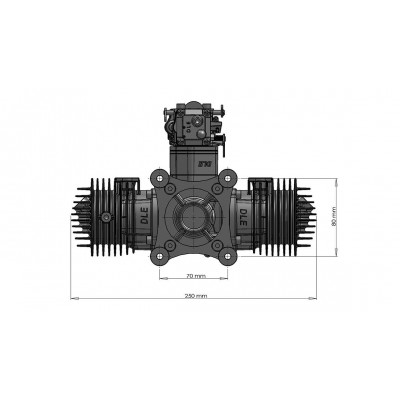 Двигун DLE 120 - зображення 3