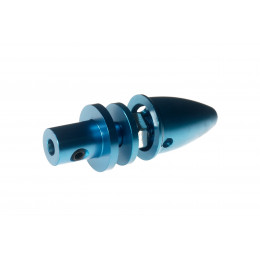 Адаптер пропеллера Haoye 01209 вал 4.0 мм гвинт 6.35 мм (гужон, синий)