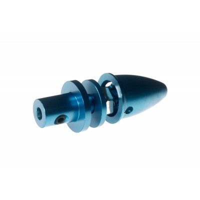 Адаптер пропеллера Haoye 01209 вал 4.0 мм гвинт 6.35 мм (гужон, синий) - изображение 1