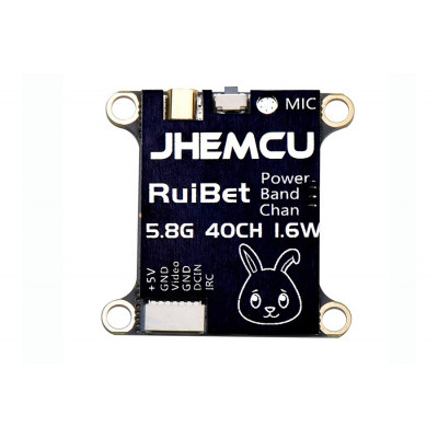 Відеопередавач FPV JHEMCU Tran-3016W 5.8GHz 25-1600mW 40 каналів - изображение 3