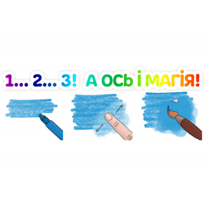Воскові олівці Malinos Wachsmal-Zauber 6 шт (3 в 1) - изображение 4
