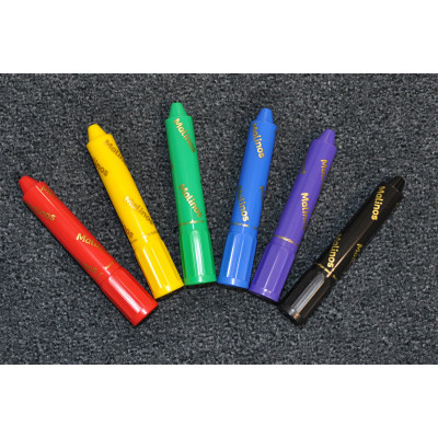 Воскові олівці Malinos Wachsmal-Zauber 6 шт (3 в 1) - зображення 5