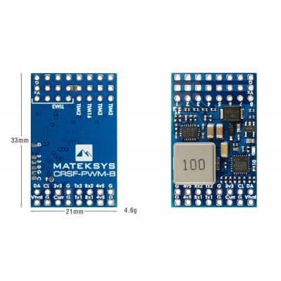 Конвертер радіокерування Matek CRSF-PWM-B 8 каналів - зображення 2