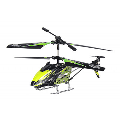 Вертоліт на пульті 3-к р/к мікро WL Toys S929 з автопілотом (зелений)  - зображення 1