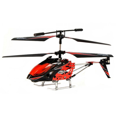 Вертоліт на пульті 3-к р/к мікро WL Toys S929 з автопілотом (червоний)  - изображение 3