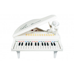 Дитяче піаніно синтезатор Baoli "Маленький музикант" з мікрофоном 31 клавіша (білий)