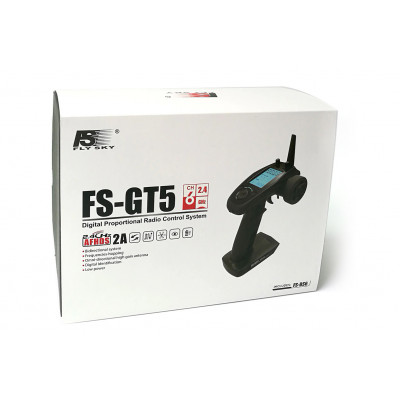 Пульт управління 5-канальний FlySky FS-GT5 AFHDS 2A з приймачем BS6 - зображення 2