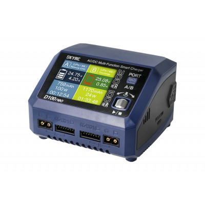 Зарядний пристрій дуо SkyRC D100neo 100W/200W з/БП універсальний (SK-100199) - зображення 1
