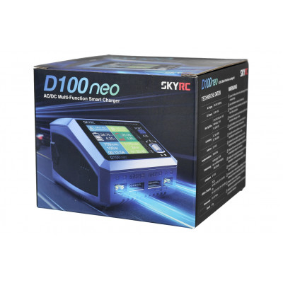 Зарядний пристрій дуо SkyRC D100neo 100W/200W з/БП універсальний (SK-100199) - зображення 6