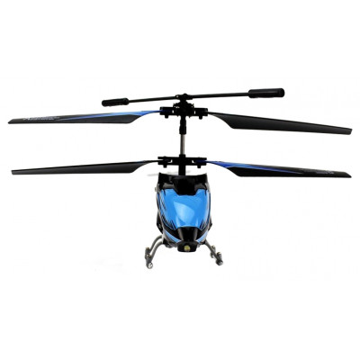 Вертоліт на пульті 3-к і/ч мікро WL Toys S929 з автопілотом (синій)  - зображення 5