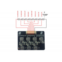 Плата балансувальна ZNLD активна BMS Li-Pol 8S 1.2A  - фото № 2