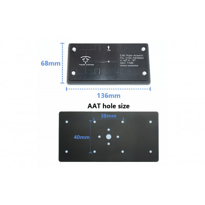 Антена 5.5GHz Maple патч 17dB RP-SMA