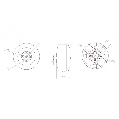 Мотор QX Motor QM5010 4110 380KV CCW для мультикоптерів