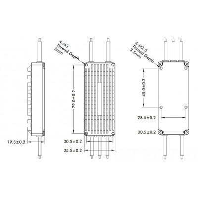 Безколекторний регулятор ходу T-Motor FLAME 80A 6-12S V2.0 для авіамоделей - зображення 6