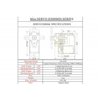 Сервопривід мікро 13г Emax ES08MD II 2.0кг/0.10сек цифровий  - фото № 3