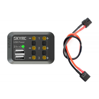 Розгалужувач живлення SkyRC SK-600114-03 з USB (XT60) - зображення 1