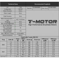 Мотор T-Motor MS2208-18 KV1100 2-3S 110W для мультикоптерів  - фото № 3