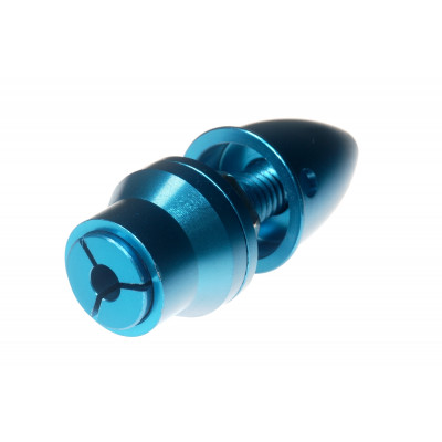 Адаптер пропелера Haoye 01205 вал 5.0 мм гвинт 8.0 мм (цанга, синій) - зображення 1