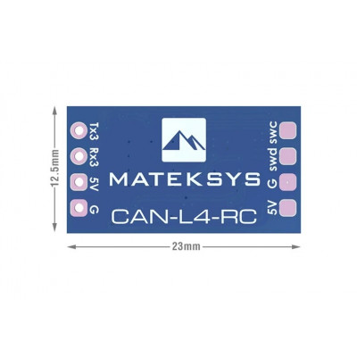 Інтерфейс UART-CAN Matek CAN-L4-RC для приймачів радоуправління - зображення 2