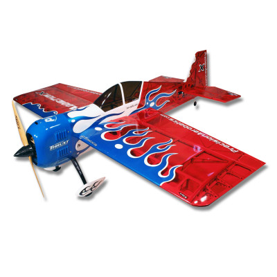 Літак радіокерований Precision Aerobatics Addiction X 1270мм KIT (червоний) - изображение 1