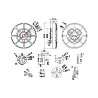 Мотор T-Motor Antigravity MN7005 KV230 6S для мультикоптерів  - фото № 5