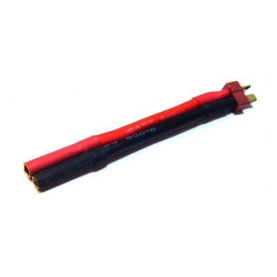 Перехідник AGA POWER T-Plug Male -> Bullet 4.0mm Female для акумуляторів - зображення 1