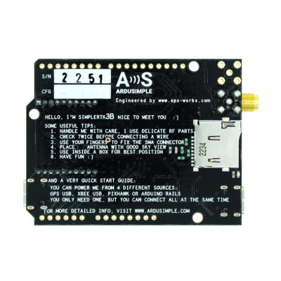 Модуль GPS RTK ArduSimple simpleRTK3B Pro (без пинов) - изображение 3