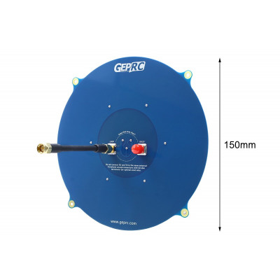 Антена 5.8GHz GEPRC Triple Feed Patch Array 14dBi (SMA)