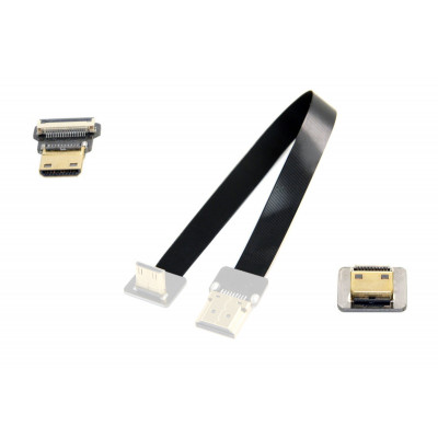 Шлейф 15см Mini HDMI - Mini HDMI 90R - зображення 1