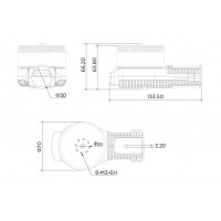 Комбо мотор Hobbywing Xrotor X6 PLUS с регулятором без пропеллера (CCW)  - фото № 2