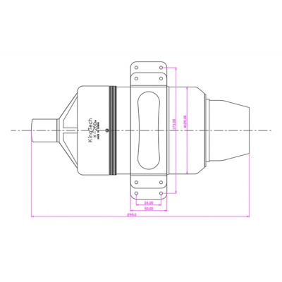 Турбіна KingTech K-260G4+