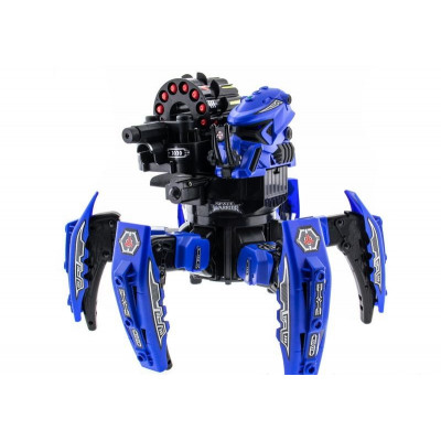 Робот-павук радіокерований Keye Space Warrior з ракетами і лазером (синій) - изображение 1