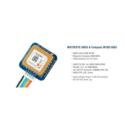 Приймач GPS Matek M10Q-5883