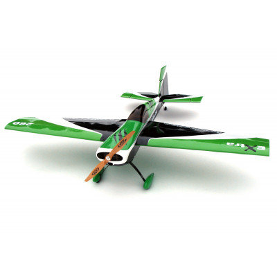 Літак радіокерований Precision Aerobatics Extra 260 1219мм KIT (зелений) - зображення 1