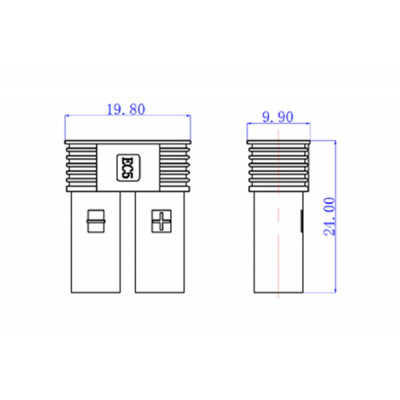 Конектори силові AMASS EC5 Female 2шт