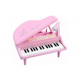 Дитяче піаніно синтезатор Baoli "Маленький музикант" з мікрофоном 31 клавіша (рожевий)