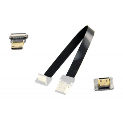 Шлейф 30см Mini HDMI - Mini HDMI 90