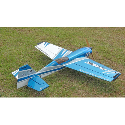 Літак радіокерований Precision Aerobatics XR-52 1321мм KIT (синій) - зображення 5
