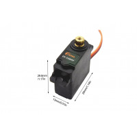 Сервопривод мини 22г Corona DS238HV 4.6кг/0.13сек/7.4В 29x13x30мм  - фото № 4
